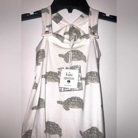 Kate Quinn Organics bamboo viscoe tortoise romper, size 18-24 mos. NWT - Picture 3 of 5